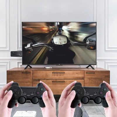 4K M8 Mini Video Game Console USB Stick Wireless Handheld Player Built-in 3500 HD TV Out Handheld Retro Video-4