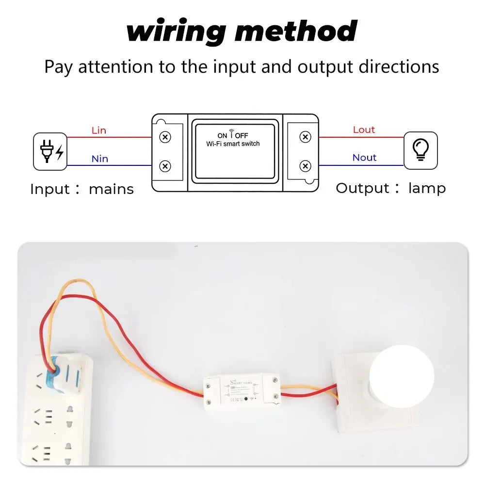 Interruttore Smart Switch telecomando Wireless controllo domestico funziona Alexa Google
