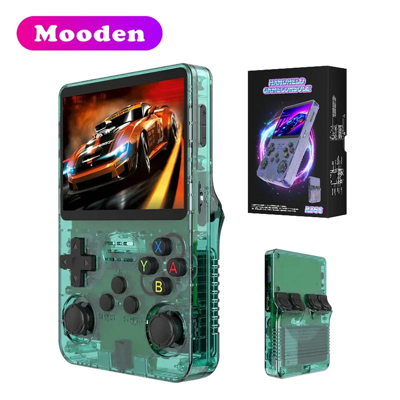 S R36S Handheld Game Player 64GB 10000+ Games Retro Video Game Console 3.5 Inch Screen Handheld Gaming Console EE System-2