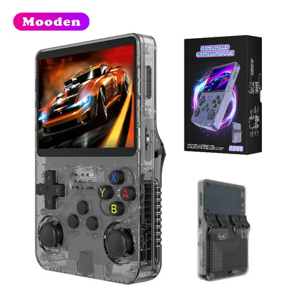 S R36S Handheld Game Player 64GB 10000+ Games Retro Video Game Console 3.5 Inch Screen Handheld Gaming Console EE System-6