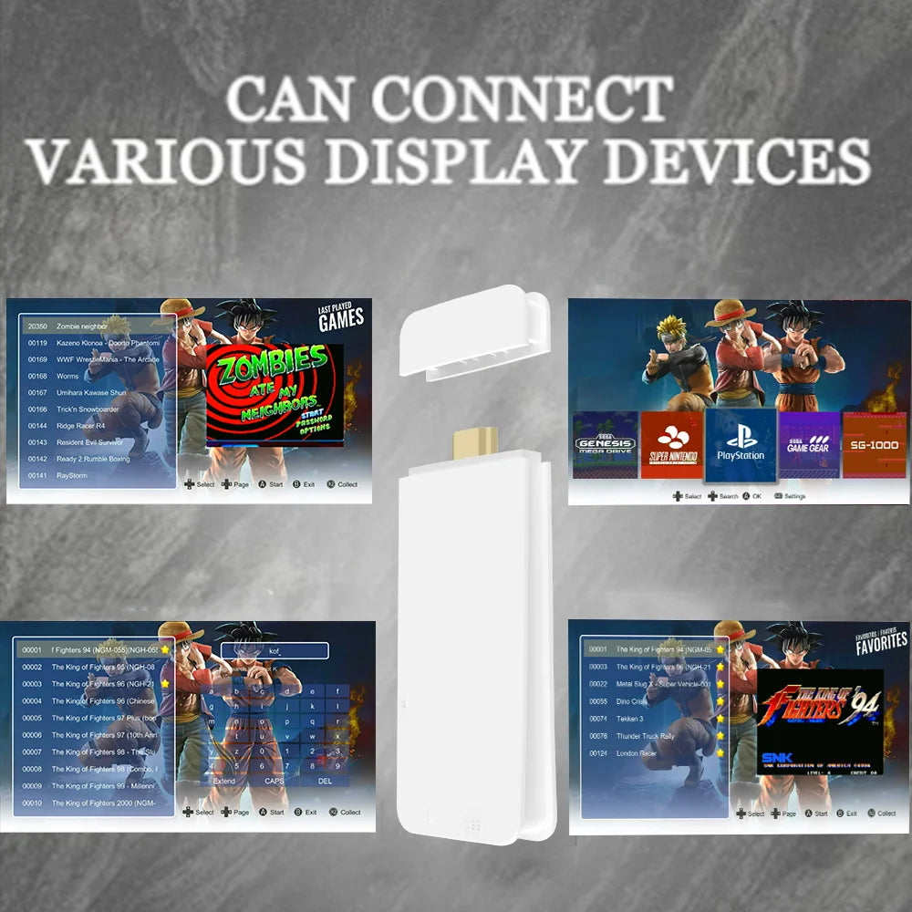 Drop Shipping M15 PRO Game Stick 64GB 128GB 4K HD GAMES Player Wireless Gamepad HandHeld 2025 Classic TV Video Game Console-2