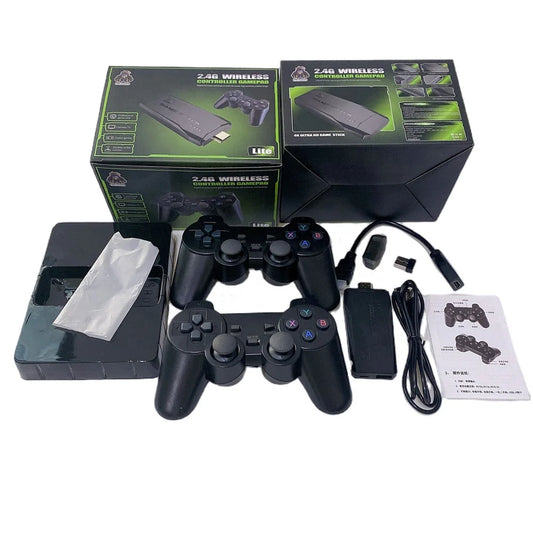 4K M8 Mini Video Game Console USB Stick Wireless Handheld Player Built-in 3500 HD TV Out Handheld Retro Video-1