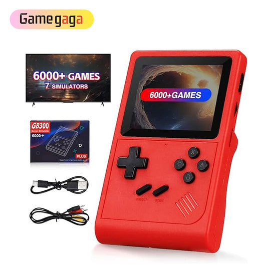 Support OEM GB300 Handheld Game Player  6000 Retro Classic Games 3.0 Inch Screen Video Game Console for SFC/GB/GBA  Kids Gift-0