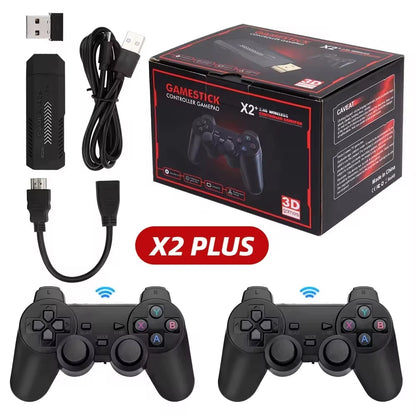 P Classic Video Game Console X2 Plus 128 GB GD10 4K  Wireless Controller 40000 Games 50 Simulator Suitable for PS1/N64-0