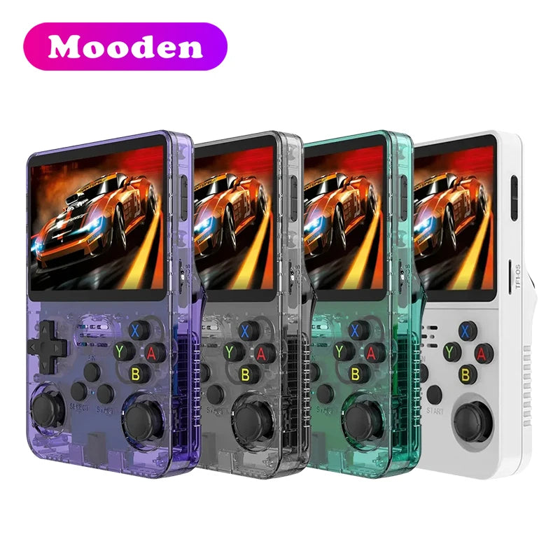 S R36S Handheld Game Player 64GB 10000+ Games Retro Video Game Console 3.5 Inch Screen Handheld Gaming Console EE System-4