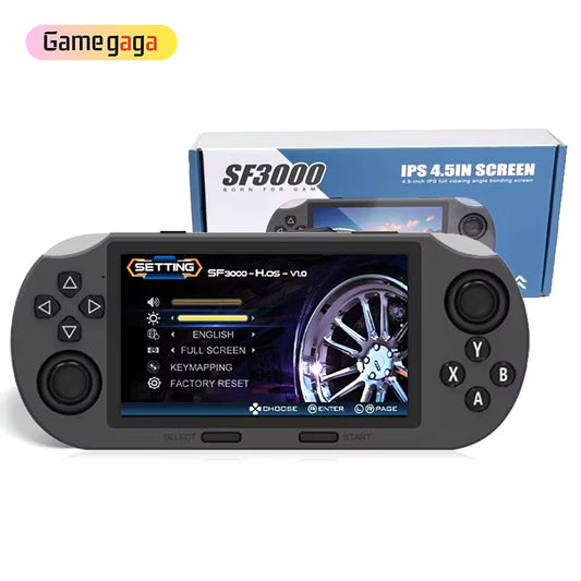 Ye SF3000 Portable Handheld Game Console Stand Support OTG 4.5 Inch IPS Screen Retro Video Game Consoles  Video Games for Kids-1
