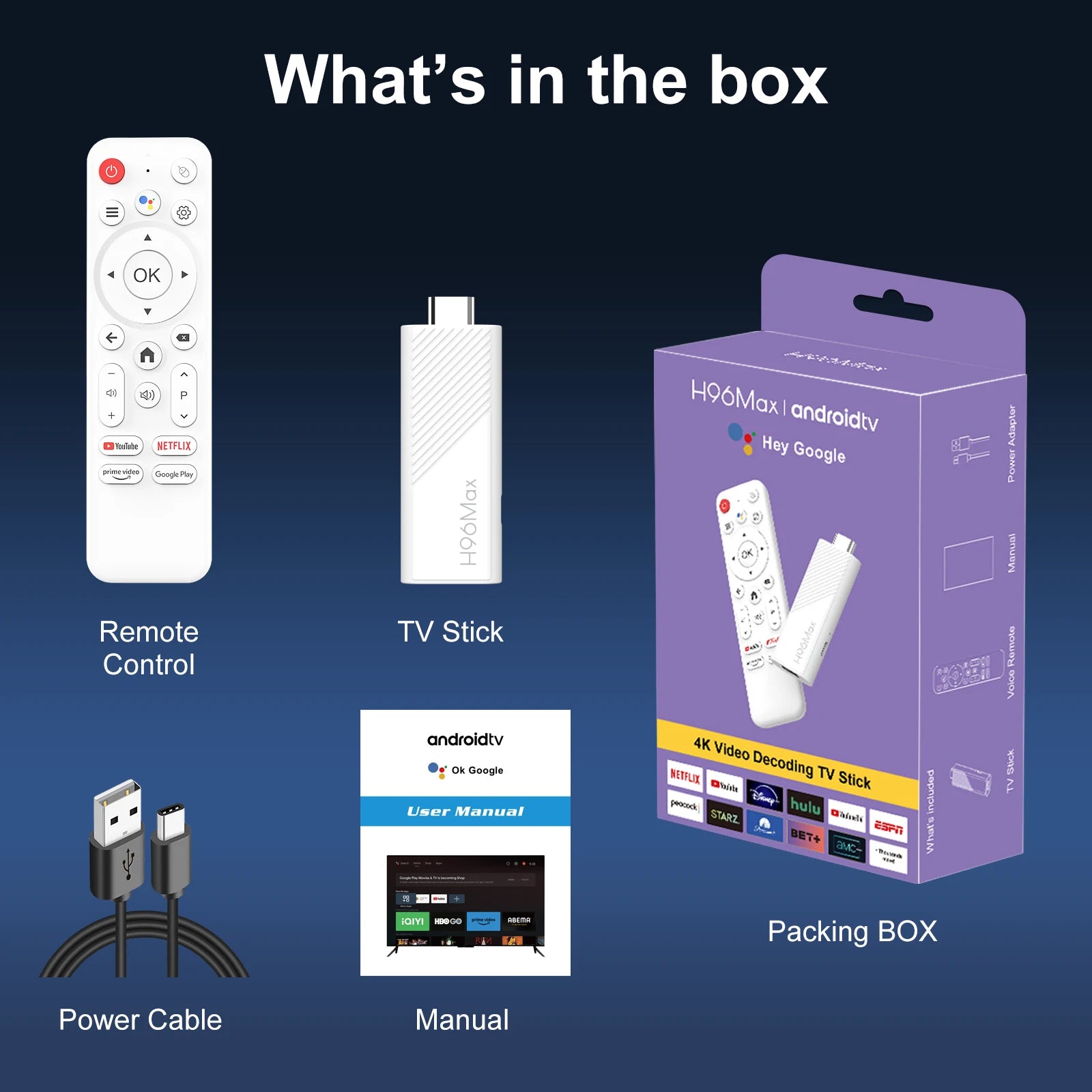 Factory Original H96 Max Android TV Stick 4K UHD Quad Core Allwinner H313 Dual WiFi 6 Ultra HD Smart TV Stick-5