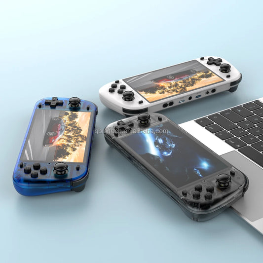 2025 Newest R50S 5.1 Inch Hd Display Handheld Game Console Big Screen Linux Handheld Game Console R50S 64gb Handheld Game Player-1