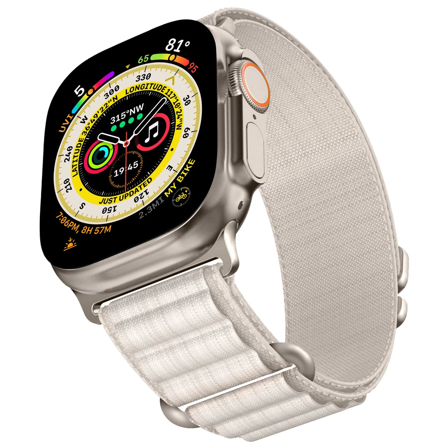Cinturino Apple iWatch Alpine 49 - 44 - 40 - 45 - 41 - 42 - 38mm 49 - 44 - 45mm  iWatch series 7 6 3 se 8 Ultra 49