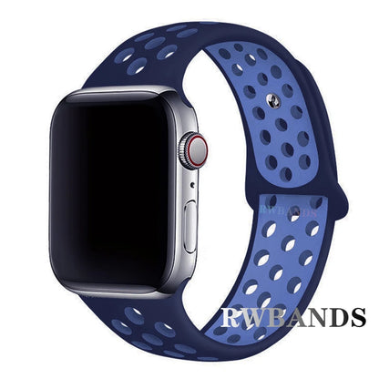 Cinturino Apple Watch 46mm 44mm 40mm 42-38-41mm 45mm Breathable Bracelet iWatch Series 10 9 8 7 6 SE 5 3 Ultra 2 49mm