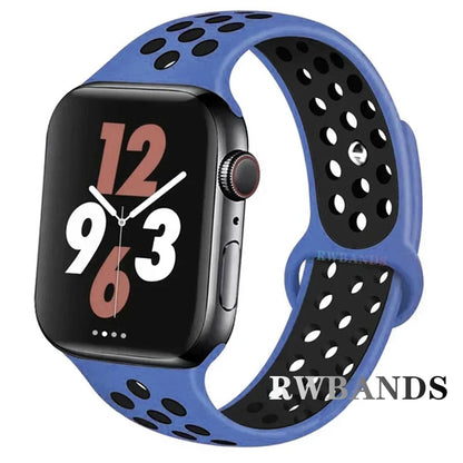 Cinturino Apple Watch 46mm 44mm 40mm 42-38-41mm 45mm Breathable Bracelet iWatch Series 10 9 8 7 6 SE 5 3 Ultra 2 49mm