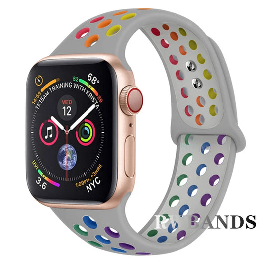 Cinturino Apple Watch 46mm 44mm 40mm 42-38-41mm 45mm Breathable Bracelet iWatch Series 10 9 8 7 6 SE 5 3 Ultra 2 49mm