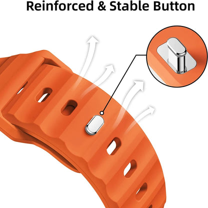 Cinturino Apple Watch 49mm 44mm 45mm 41mm 40mm 42mm 38mm Bracciale sportivo in silicone morbido iwatch Serise 8 7 SE 6 5 9 Ultra 49mm