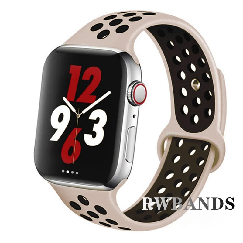 Cinturino Apple Watch 46mm 44mm 40mm 42-38-41mm 45mm Breathable Bracelet iWatch Series 10 9 8 7 6 SE 5 3 Ultra 2 49mm