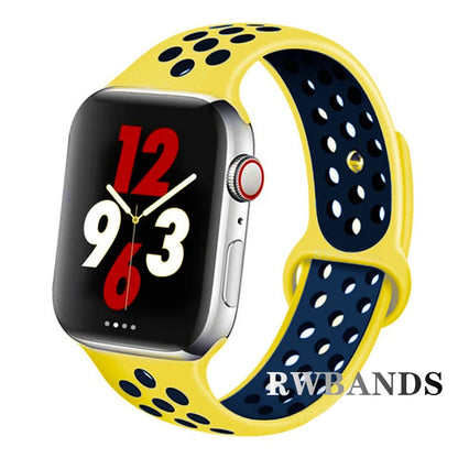 Cinturino Apple Watch 46mm 44mm 40mm 42-38-41mm 45mm Breathable Bracelet iWatch Series 10 9 8 7 6 SE 5 3 Ultra 2 49mm