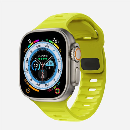 Cinturino Apple Watch 49mm 44mm 45mm 41mm 40mm 42mm 38mm Bracciale sportivo in silicone morbido iwatch Serise 8 7 SE 6 5 9 Ultra 49mm