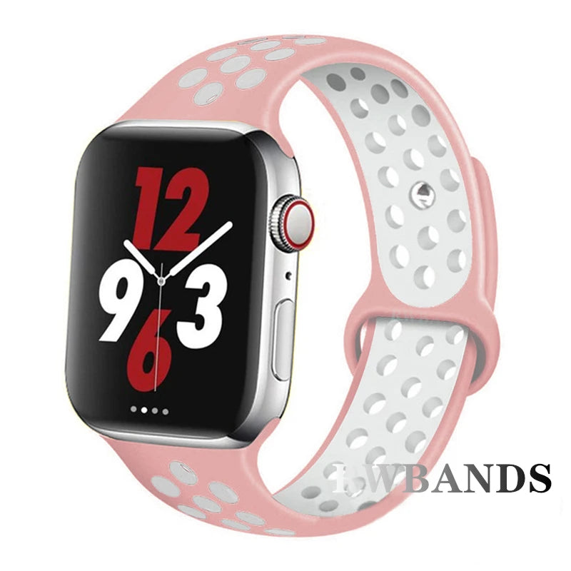 Cinturino Apple Watch 46mm 44mm 40mm 42-38-41mm 45mm Breathable Bracelet iWatch Series 10 9 8 7 6 SE 5 3 Ultra 2 49mm