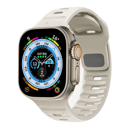 Cinturino Apple Watch 49mm 44mm 45mm 41mm 40mm 42mm 38mm Bracciale sportivo in silicone morbido iwatch Serise 8 7 SE 6 5 9 Ultra 49mm
