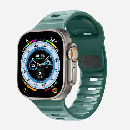Cinturino Apple Watch 49mm 44mm 45mm 41mm 40mm 42mm 38mm Bracciale sportivo in silicone morbido iwatch Serise 8 7 SE 6 5 9 Ultra 49mm