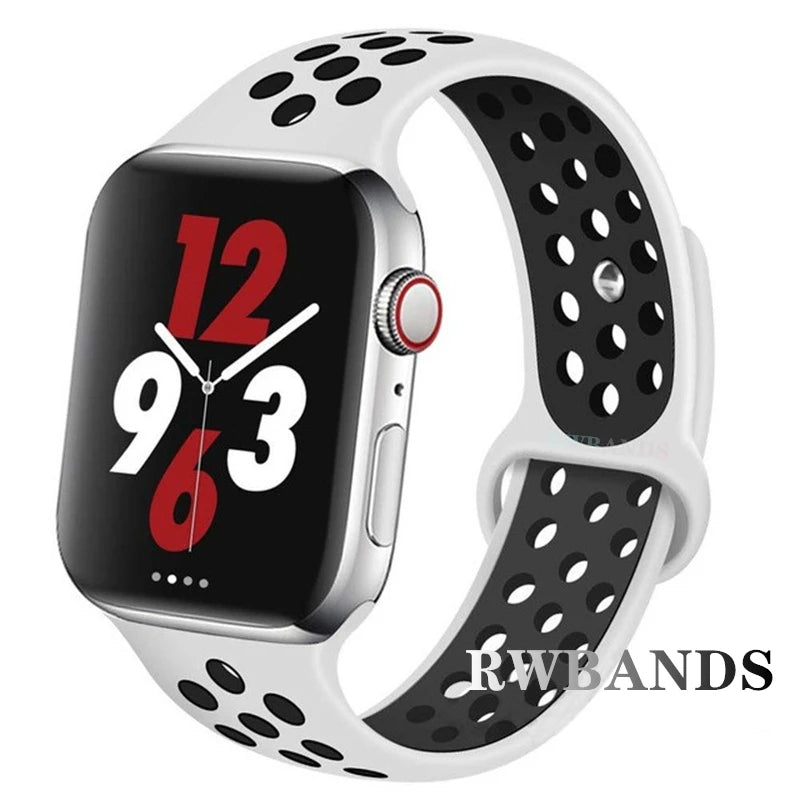 Cinturino Apple Watch 46mm 44mm 40mm 42-38-41mm 45mm Breathable Bracelet iWatch Series 10 9 8 7 6 SE 5 3 Ultra 2 49mm