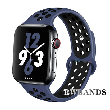 Cinturino Apple Watch 46mm 44mm 40mm 42-38-41mm 45mm Breathable Bracelet iWatch Series 10 9 8 7 6 SE 5 3 Ultra 2 49mm