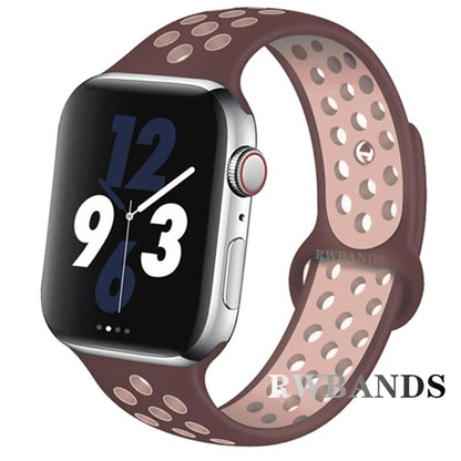 Cinturino Apple Watch 46mm 44mm 40mm 42-38-41mm 45mm Breathable Bracelet iWatch Series 10 9 8 7 6 SE 5 3 Ultra 2 49mm