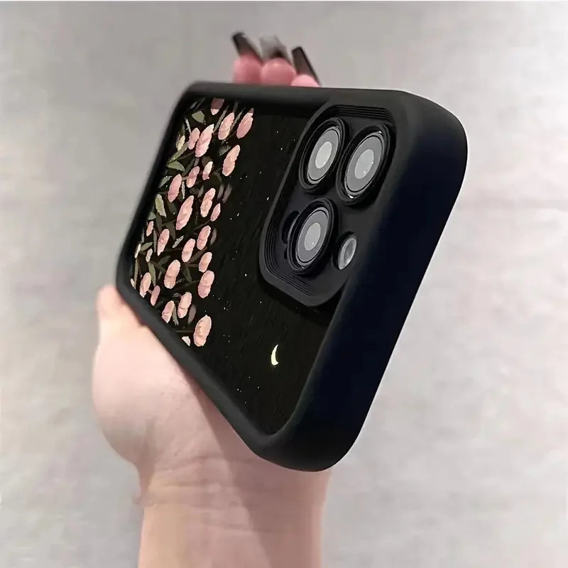 Custodia per telefono modello tulipano lunare per Xiaomi Redmi Note 14 4G Custodie Redmi Note 13 12 Pro Plus 5G 12S 11S 11 10 10S 13C 12C 14C Cover