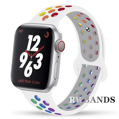 Cinturino Apple Watch 46mm 44mm 40mm 42-38-41mm 45mm Breathable Bracelet iWatch Series 10 9 8 7 6 SE 5 3 Ultra 2 49mm