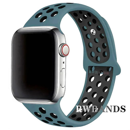 Cinturino Apple Watch 46mm 44mm 40mm 42-38-41mm 45mm Breathable Bracelet iWatch Series 10 9 8 7 6 SE 5 3 Ultra 2 49mm