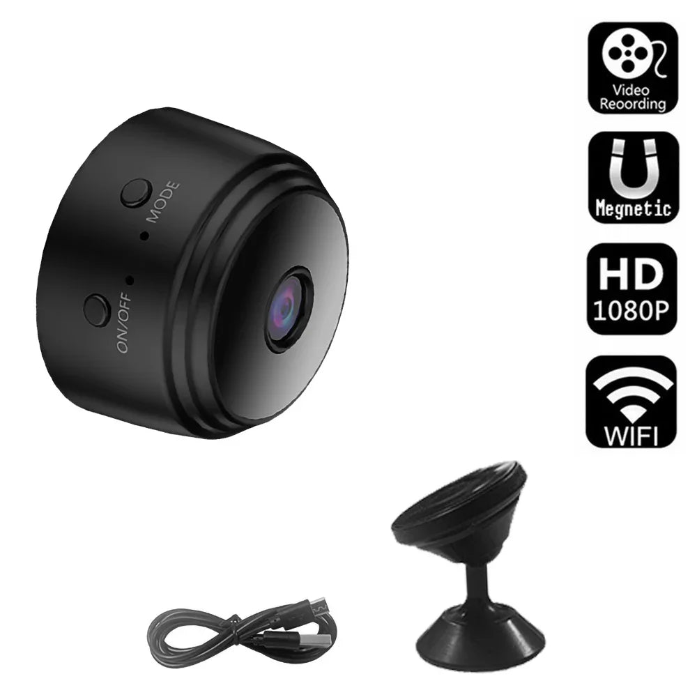 A9 Wifi Mini Camera 1080P Security MonitoringWireless Remote Night Vision Video SurveillanceSmart Home Mini DV Cam HD Camera