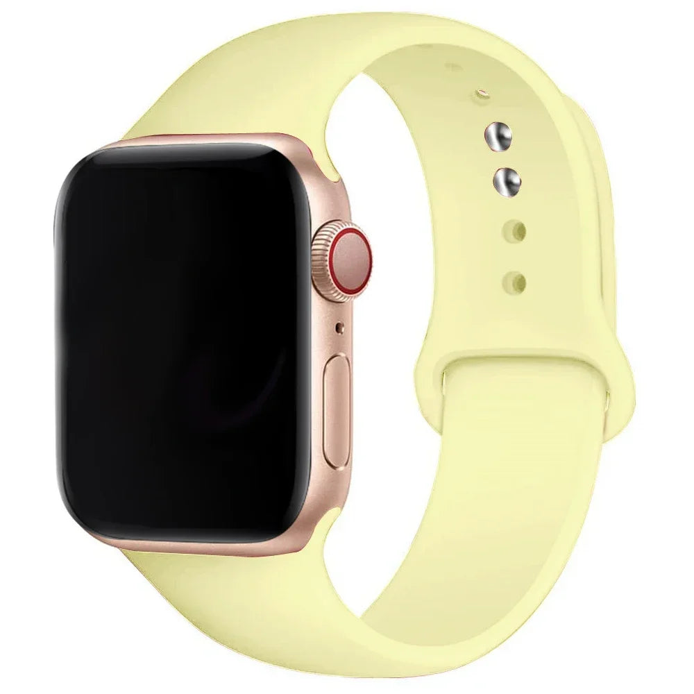 Cinturino Silicone Apple Watch serie 10 - 9  - 8 - 3 SE 42 44 45 49-46mm S-M
