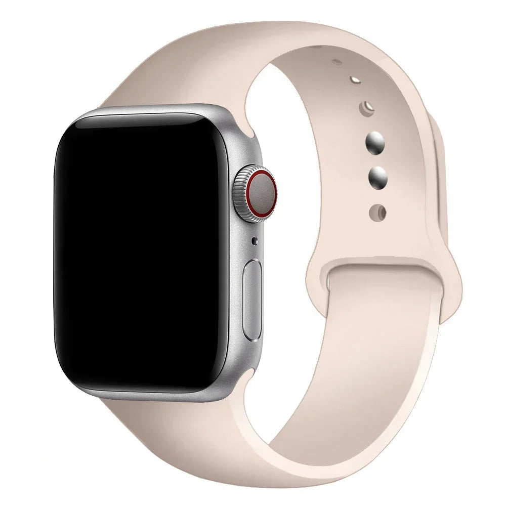 Cinturino Silicone Apple Watch serie 10 - 9  -8 - 3 SE 38 40 41 S10-42mm ML