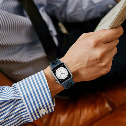 Cinturino Apple Watch 46mm 44mm 40mm 42-38-41mm 45mm Breathable Bracelet iWatch Series 10 9 8 7 6 SE 5 3 Ultra 2 49mm