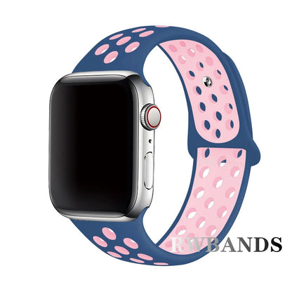 Cinturino Apple Watch 46mm 44mm 40mm 42-38-41mm 45mm Breathable Bracelet iWatch Series 10 9 8 7 6 SE 5 3 Ultra 2 49mm