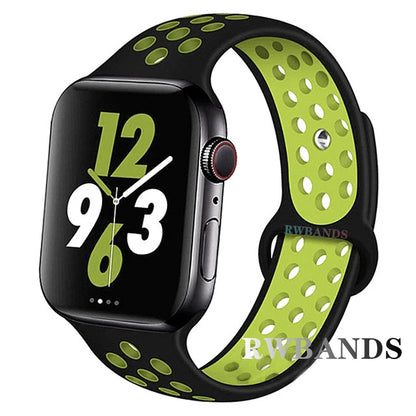 Cinturino Apple Watch 46mm 44mm 40mm 42-38-41mm 45mm Breathable Bracelet iWatch Series 10 9 8 7 6 SE 5 3 Ultra 2 49mm
