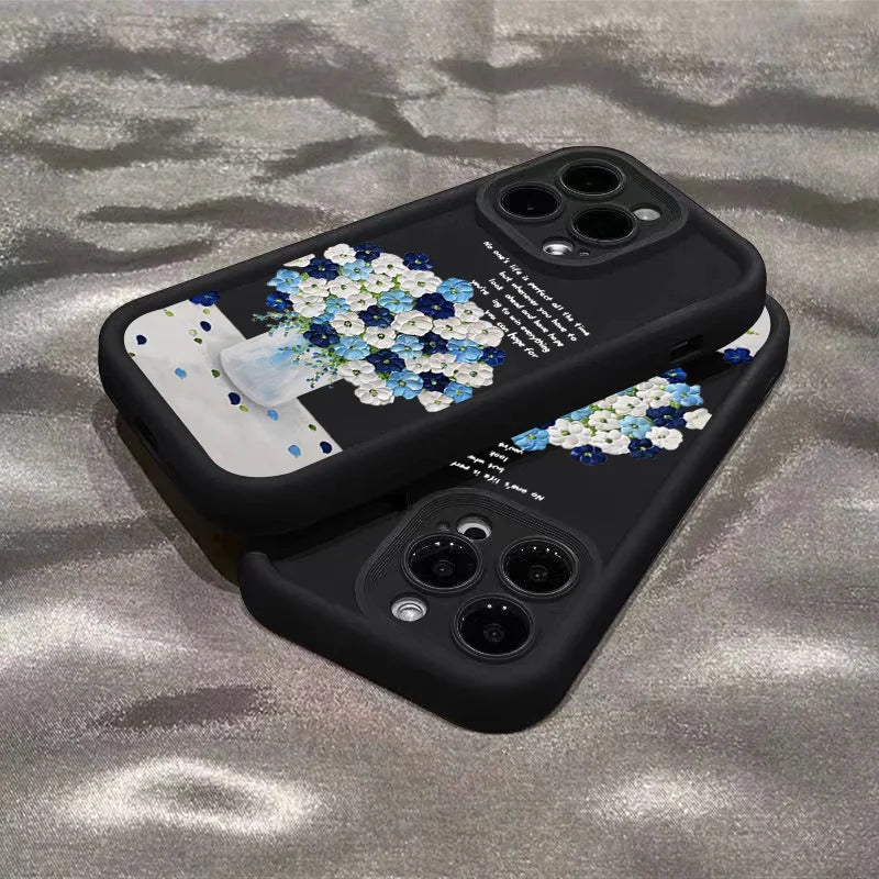 Custodia per telefono modello tulipano lunare per Xiaomi Redmi Note 14 4G Custodie Redmi Note 13 12 Pro Plus 5G 12S 11S 11 10 10S 13C 12C 14C Cover