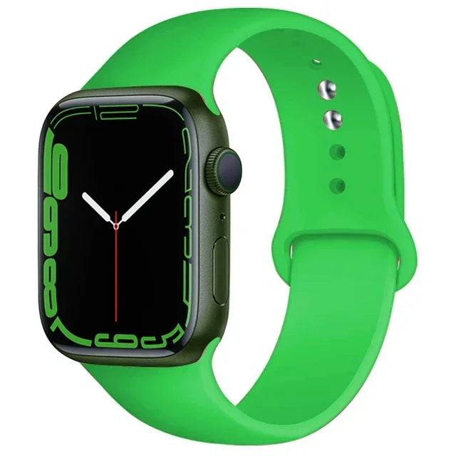 Cinturino Silicone Apple Watch serie 10 - 9  -8 - 3 SE, 38mm 40mm 41mm S10-42mm SM