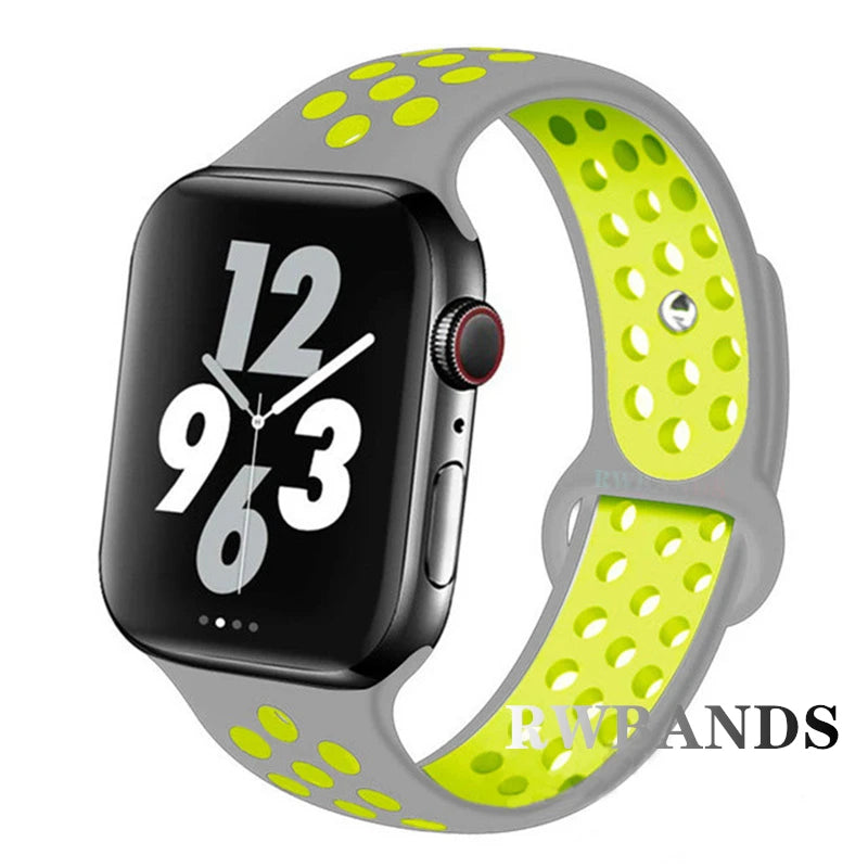 Cinturino Apple Watch 46mm 44mm 40mm 42-38-41mm 45mm Breathable Bracelet iWatch Series 10 9 8 7 6 SE 5 3 Ultra 2 49mm
