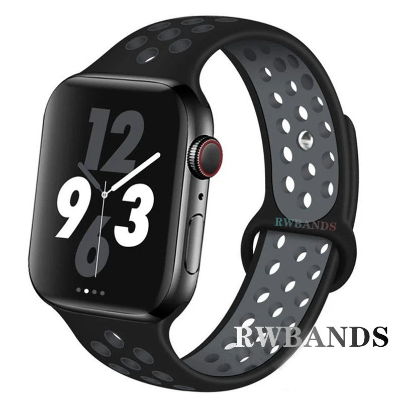 Cinturino Apple Watch 46mm 44mm 40mm 42-38-41mm 45mm Breathable Bracelet iWatch Series 10 9 8 7 6 SE 5 3 Ultra 2 49mm