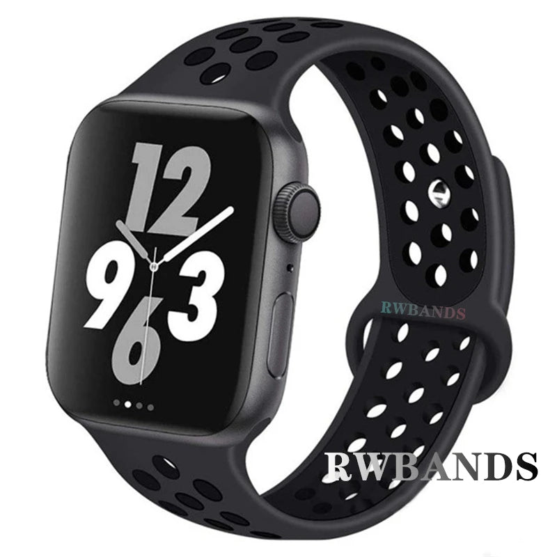 Cinturino Apple Watch 46mm 44mm 40mm 42-38-41mm 45mm Breathable Bracelet iWatch Series 10 9 8 7 6 SE 5 3 Ultra 2 49mm