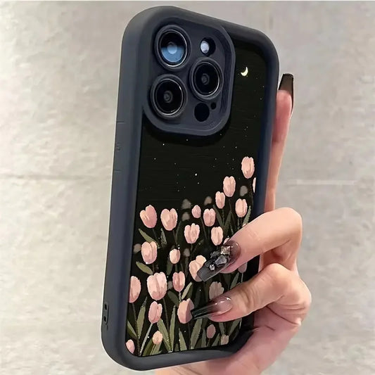 Custodia per telefono modello tulipano lunare per Xiaomi Redmi Note 14 4G Custodie Redmi Note 13 12 Pro Plus 5G 12S 11S 11 10 10S 13C 12C 14C Cover