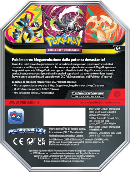 Pokemon - Tin - Megaforze (Mega Zeraora -EX) ITA (Copia)